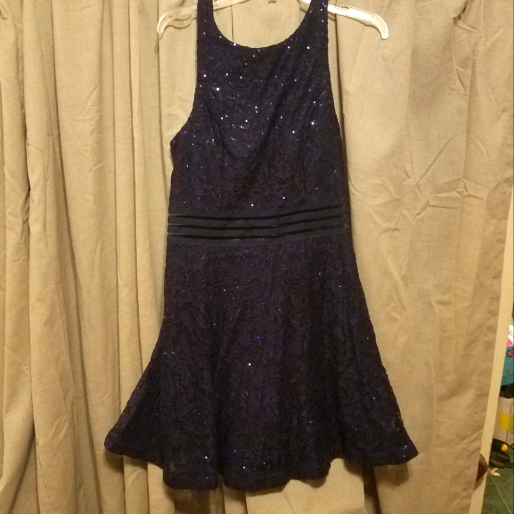 Speechless| Sparkly Navy blue dress| size 13